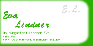 eva lindner business card